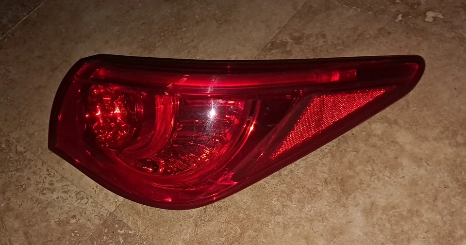 *TESTED* 2014-2017 Infiniti Q50 LED Tail Light Outer Passenger Right 2015 2016 Foto 4 de 4