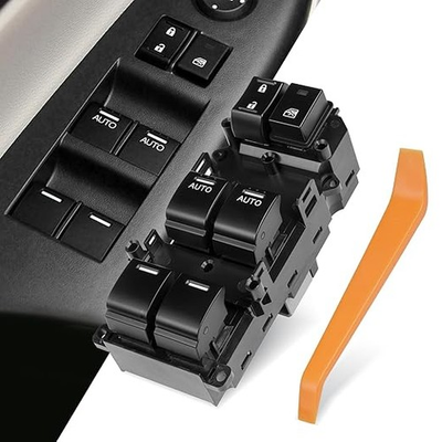 #ad Front Left Side Power Master Window Switch Compatible with Honda Accord Sedan $47.60