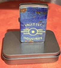 FALLOUT Video Game TV Series Butane Flip Top Lighter Vault Tec Industries Case