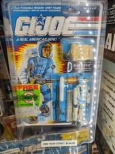1990 Hasbro G.I. Joe SUB-ZERO AFA Ready MOC Vintage Arctic Trooper Command Ring