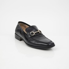 Salvatore Ferragamo Gancini Logo Loafers Size 8 131562044
