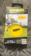 KanJam RipDisk Frisbee for Outdoor Play Official  Yellow Disc