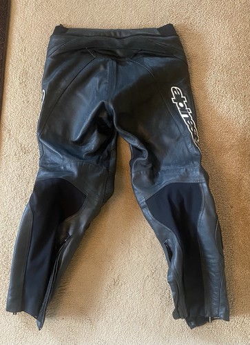Men’s Alpinestars Leather Motorcycle Trousers - Picture 2 of 5
