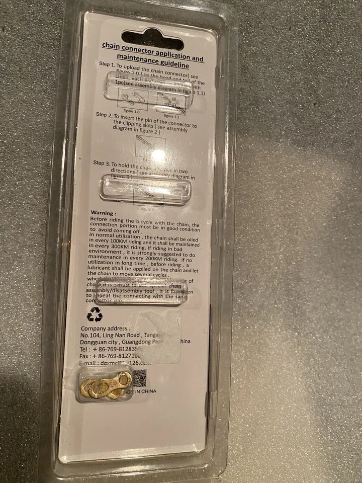 SUMC SX 11EL 11 Speed Bike Chain 1/2" X 11/128" 116 Links GOLD NEW - Image 4 of 4