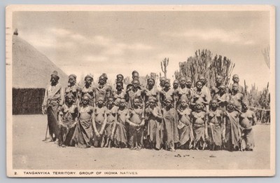 Tanganjika Tansania Ikoma Indigene Raphael Tuck 1924 Postkarte