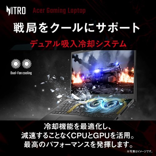 Acer Gaming Laptop Nitro V 15 GeForce RTX4060 Laptop GPU 15.6in Core i7 16GB 512 - Picture 4 of 6