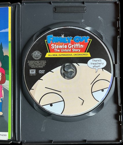 Family Guy – Stewie Griffin: Untold Story (DVD, 2005) Unrated Comedy - Imagen 3 de 3
