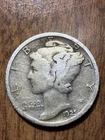 1925 MERCURY SILVER DIME ACTUAL Coin Get Today/Save/Fill Your Collection Good