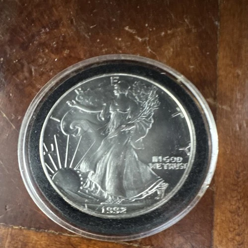 U.S. Mint American Eagle 1992 1 oz .999 Fine Silver $1 Coin