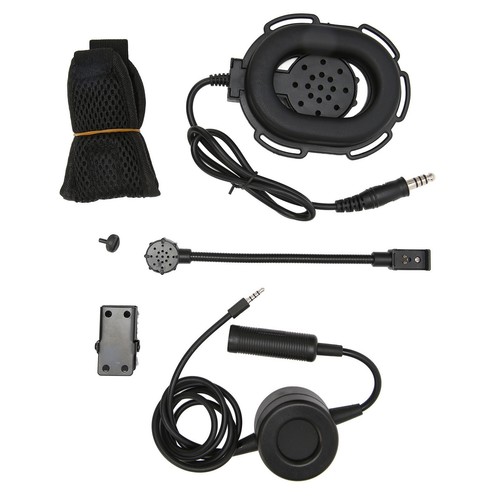 3 5mm Walkie-Talkie Headset Z redukcją szumów Regulowany mikrokogenerator - Zdjęcie 17 z 23