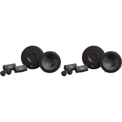 JBL 2-Pairs CLUB-64CSQ Club Series 6.5" Premium Two-way Component Car Audio S...