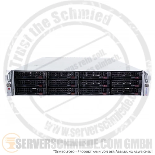 TrueNAS ZFS NAS Storage Server - Supermicro CSE-829U X10DRU-i+ 19" 2U 12x 3,5" L
