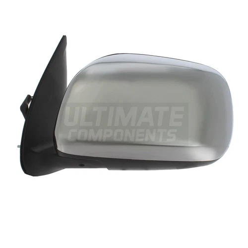 Fits Toyota Hi-Lux Pick-Up 2005-2011 Electric Wing Mirror Chrome Passengers Side
