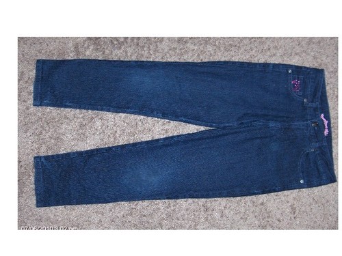  BOOM BOOM GIRLS SIZE 12 DARK DENIM STRETCH SKINNY JEAN - Bild 1 von 2