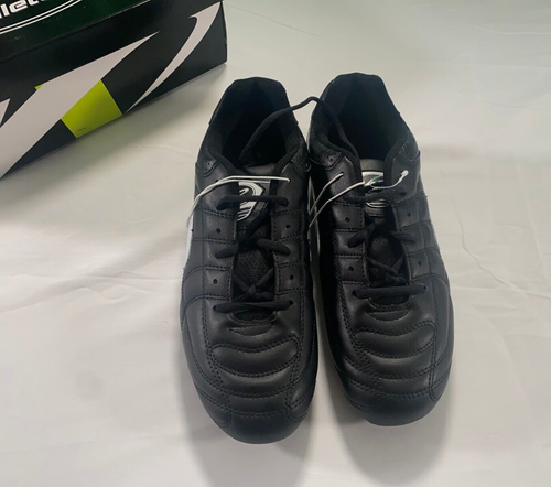 Athletech Fußballschuhe Herren Größe 10,5 schwarz Schuhe fester Untergrund Fußballschuhe