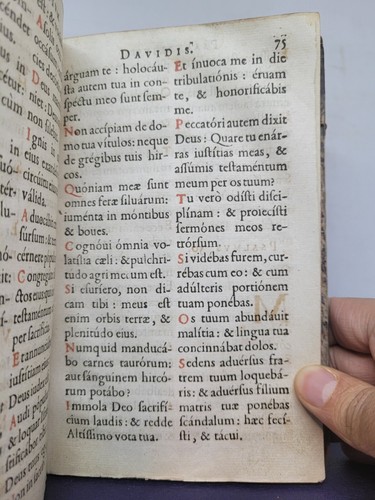 Psalterium Davidis 1658 ~ Psalter of David ~ Extremely Rare - Bild 5 von 11