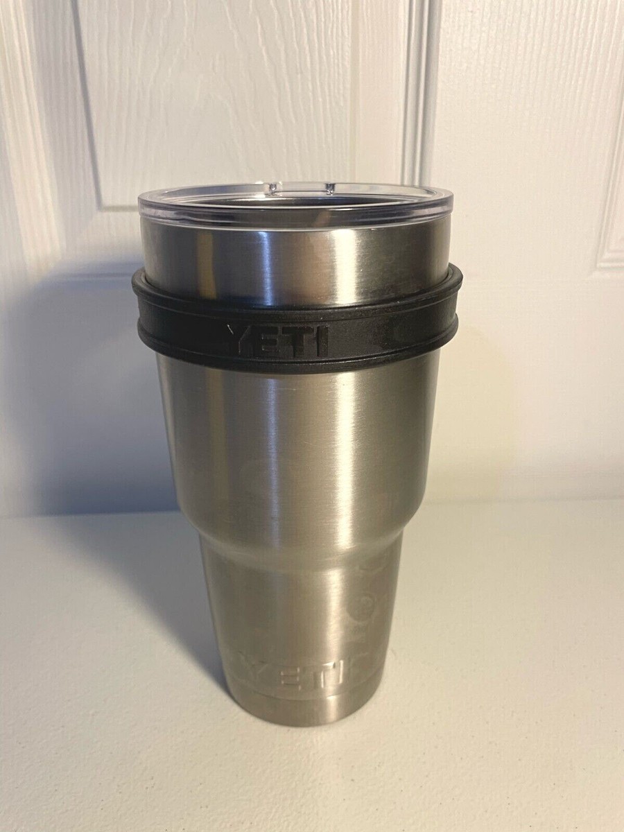 YETI Rambler 30 oz Tumbler w/Lid and Handle Stainless Steel original rare