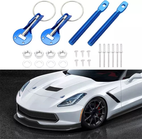 Universal Alloy Car Mount Bonnet Hood Pin Pins Lock Latch Kit Racing Sport - Bild 18 von 23