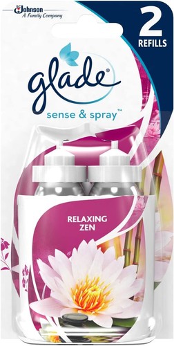 Glade Sense & Spray Twin Pack Refills Air Freshener Relaxing Zen x 18ml - Picture 4 of 7