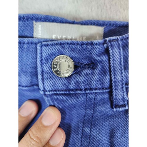 Everlane Women's Deep Lapsis Blue The Way High Jean Size 25 Denim High Waisted - Picture 5 of 15