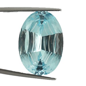 VVS-35-16-Ct-Natural-Blue-Topaz-AAA-Quality-Custom-Cut-Certified-Deluxe-Gemstone