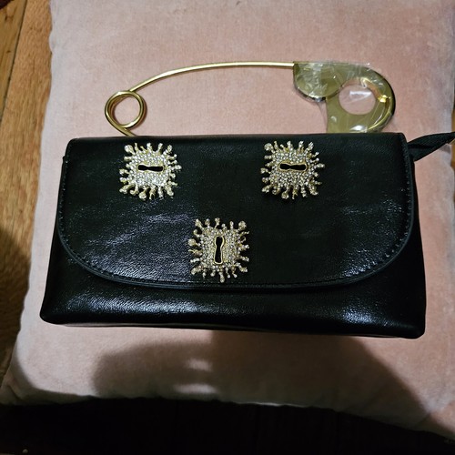 schiaparelli inspired Keyhole Face Bag Anatomy Top Handle & Chain Shoulder Strap - Picture 3 of 17