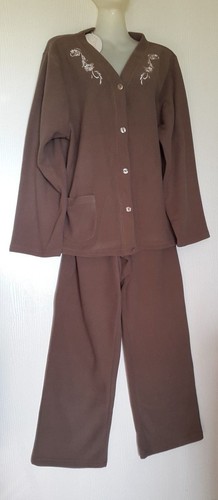 O'MOI ENSEMBLE PYJAMA HAUT FR50/52 + PANTALON POLAIRE FR46/48 PRALINE - Imagen 2 de 8