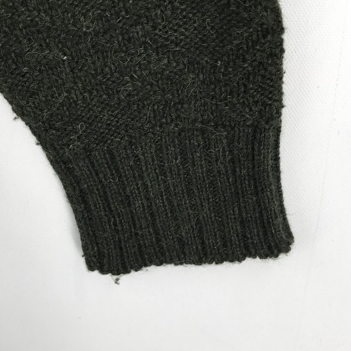 Tumi Pullover Herren mittelgrün Schalkragen Langarm Pulli Alpaka Freizeit Männer - Bild 10 von 13