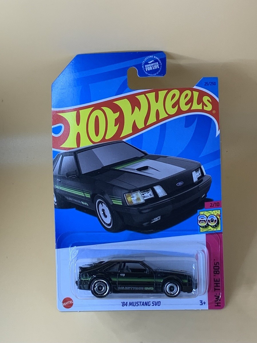 Hot Wheels 2023 '84 Mustang SVO Black the '80's Series J Hot Wheels 2023 '84 Mustang SVO Black the '80's Series J
