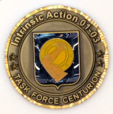 Task Force Centurion 1st Infantry Intrinsic Action Challenge Coin Free shipping
