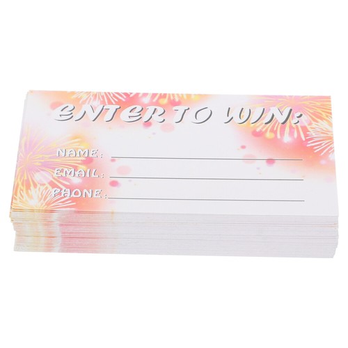 3 Count Lotteriekartenformular Leere Stimmzettel Voting-Tombola-Tickets - 第 6/12 張圖片