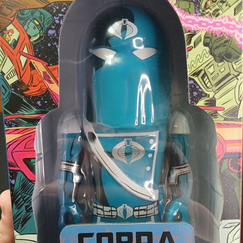 Kidrobot Transformers vs. GI Joe Cobra Commander Collectible Vinyl Figure - Picture 3 of 9