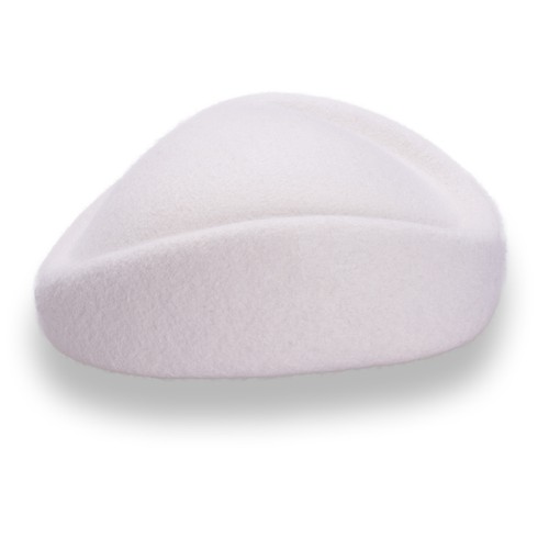 Pure Color Womens Wool Felt Pillbox Tilt Top Hat Fascinator Craft Making A129 - Picture 35 of 67