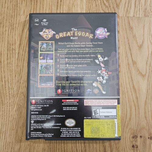 Animaniacs The Great Edgar Hunt(Nintendo GameCube, 2005) CIB - Picture 2 of 3