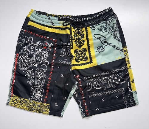 UK Mens Shorts All-over Printed AOP Short Colourful Beach Summer Surf Trunks New - Picture 33 of 53