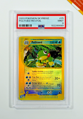 Pokemon PSA 9 Politoed #25 Skyridge English Reverse Holo | eBay