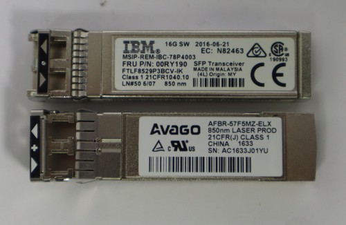 Lot of 2 IBM Emulex 16gb 4-port Fibre Channel Adapters WY983 - Picture 5 of 5