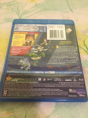 NEW Toy Story That Time Forgot Blu-Ray Digital HD DVD - Imagen 2 de 3