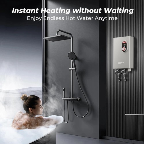 27KW Tankless Water Heater Electric Instant Hot Water for Whole House Indoor - Picture 13 of 14