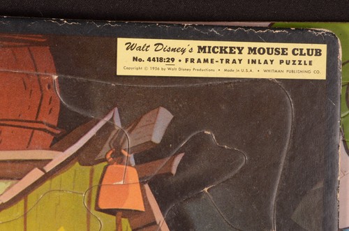 Whitman Puzzle Tray Walt Disney CBS Lot of 8 Mickey Mouse Flintstones - Picture 10 of 22