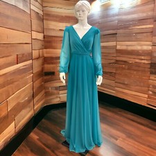 Womens Evening Maxi Dress Formal Party Gown Prom Bridesmaid Long Sleeves