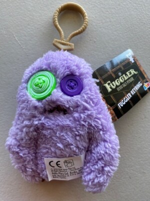 FUGGLER LARGE 12CM KEYCHAIN SASQUOOSH PURPLE NEW TOY - NO USA