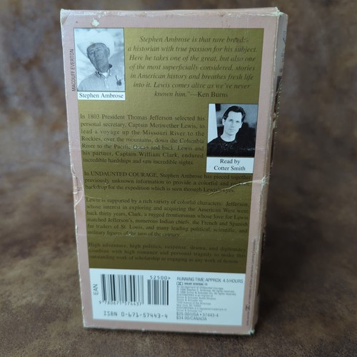 Undaunted Courage By Stephen E Ambrose Audio Book On Cassette - Picture 2 of 6