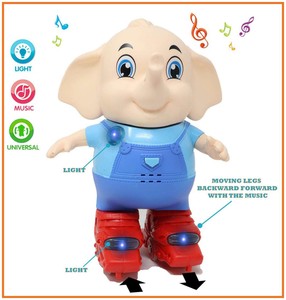 Honeybun Bump & Go 360 Degree Rotating Dancing Elephant Toy -CBj | eBay