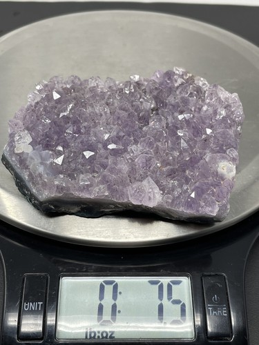 Amethyst Quartz Cluster Healing Metaphysics 7.5oz Beautiful! Brazil CN - Picture 12 of 12