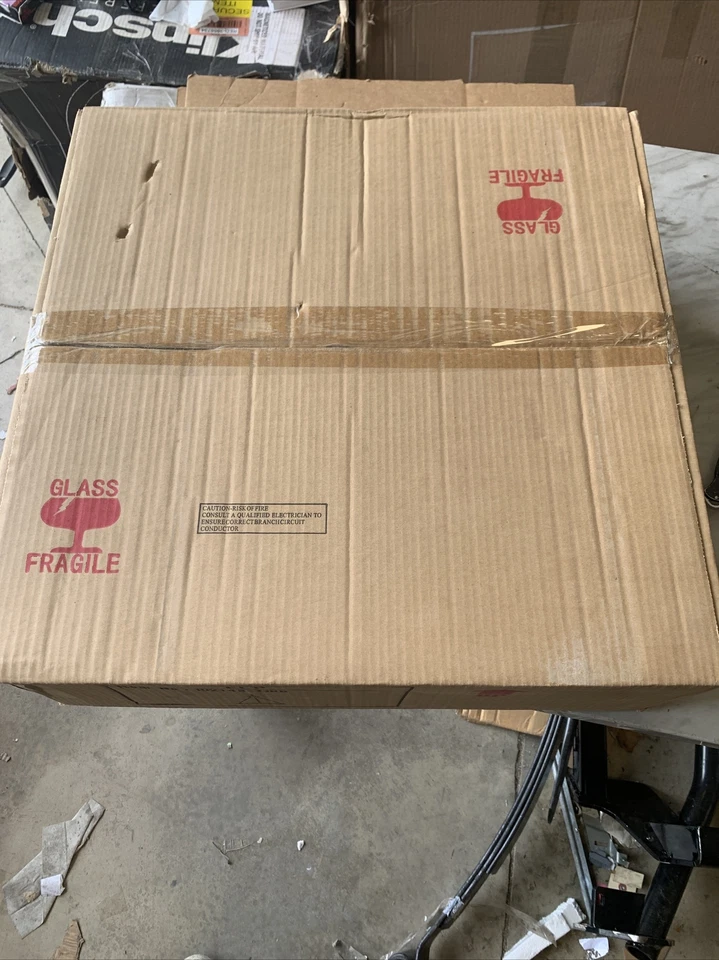 ELP 20” Alabaster Glass 4 light Chandelier / Pendant Light 102148ORB - Image 2 of 4