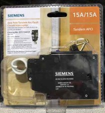 Siemens Q1515AFCP 15A  Type QTA TANDEM Circuit Breaker NEW - READ DESCRIPTION