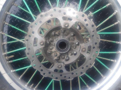 2007 KAWASAKI KX250F TAKASAGO EXCEL 19" REAR WHEEL HUB RIM TIRE KX 250F 06-18 - Picture 4 of 12