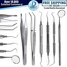 6pcs Dental Hygienist Tools Set – Complete Diagnostic & Tartar Removal Kit