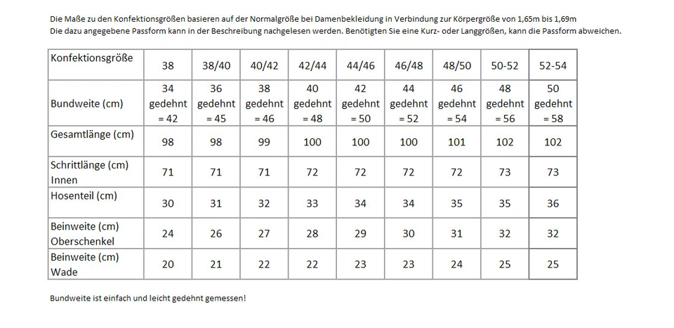 THERMOHOSE DAMEN - gefütterte WINTERHOSE mit STRETCH Schlupfhose Gummizug 38-54 - Bild 2 von 4